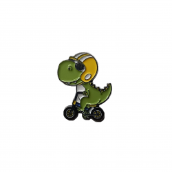 Pin Modelo Dino Bike Green