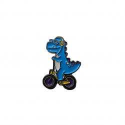 Pin Modelo Dino Bike Blue