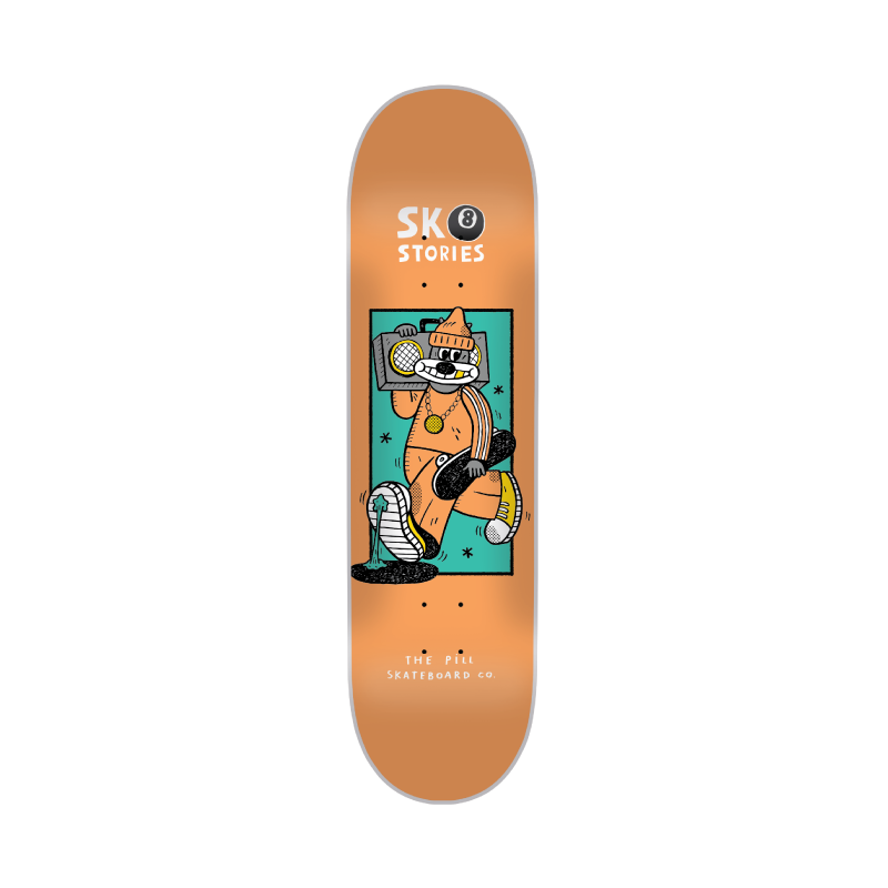 Deck Pill Skate Co. Modelo Sk8 Stories 2